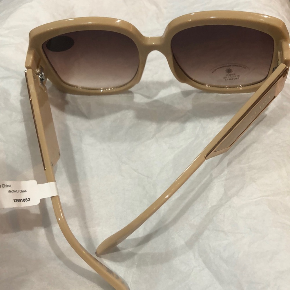 Aldo‎ tan Eliandre-271 plastic frame logo fade lens oversized sunglasses new